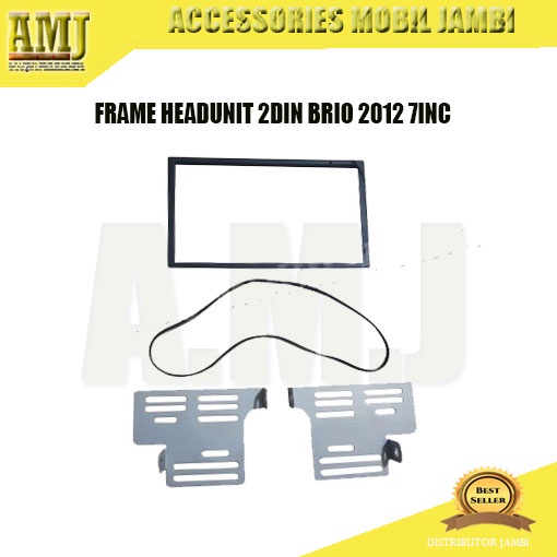FRAME HEADUNIT DOUBLE DIN 2DIN HONDA BRIO 2012-2017 7inc