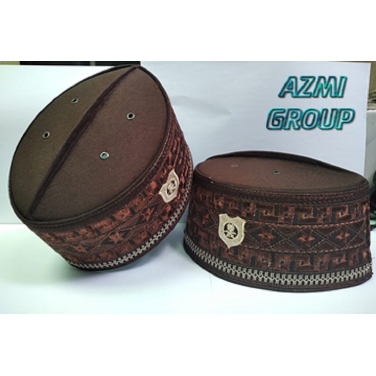 Peci Kopiah Assagofah Coklat Tua / peci asagofah / peci assaqofah