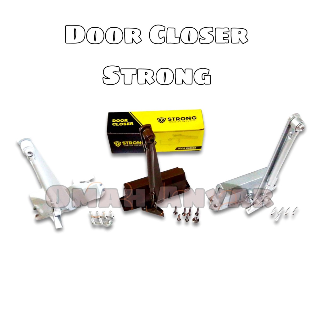 Door Closer Hold Open Penutup Pintu Otomatis 90° STRONG