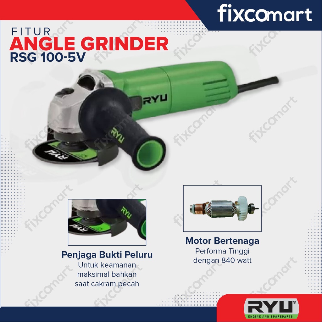 RYU GRINDER VARIABLE / Mesin Gerinda / Gurinda Tangan RSG 100-5 V