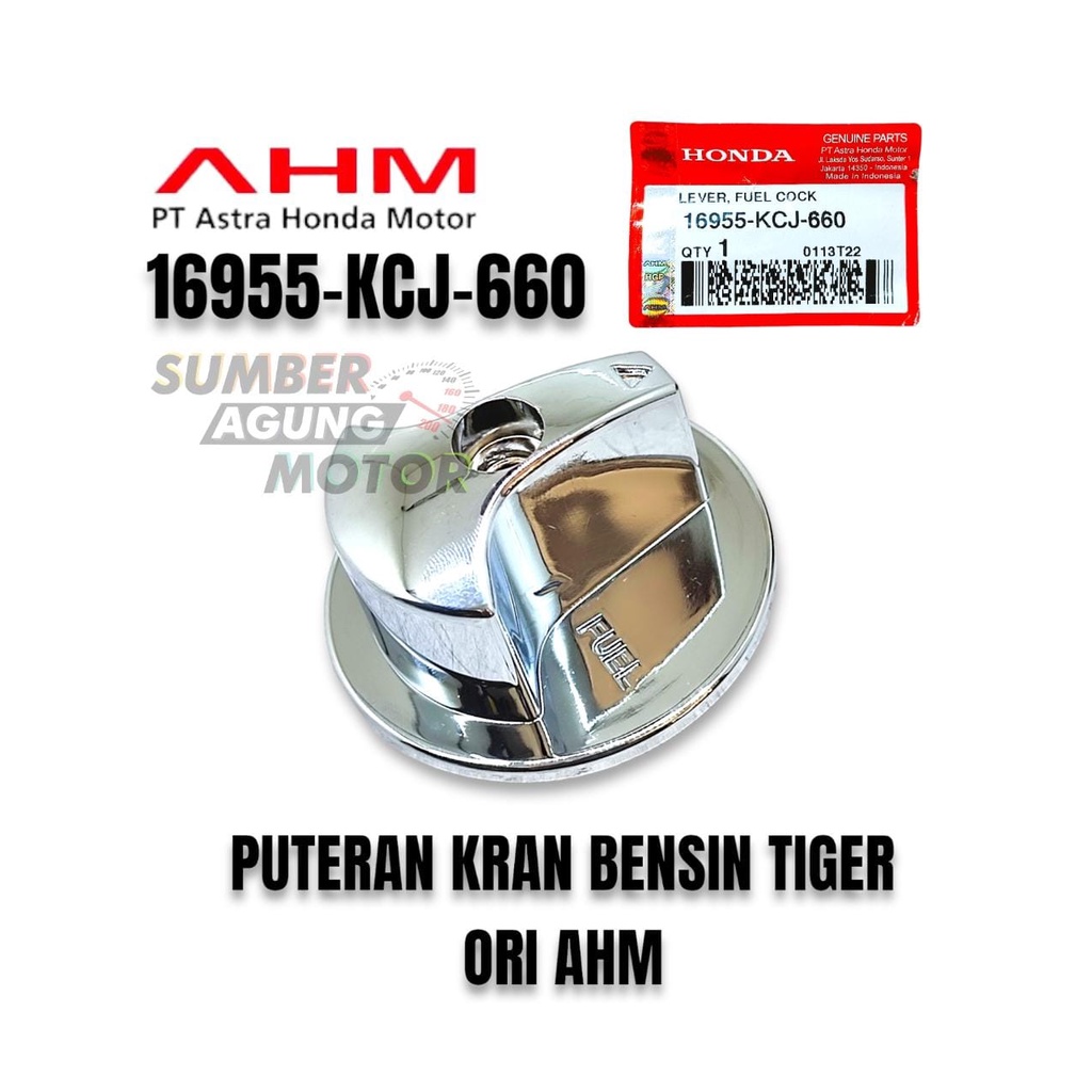 PUTERAN KRAN KERAN BENSIN TIGER REVO ORIGINAL AHM NEW GENERATION 16955-KCJ-660