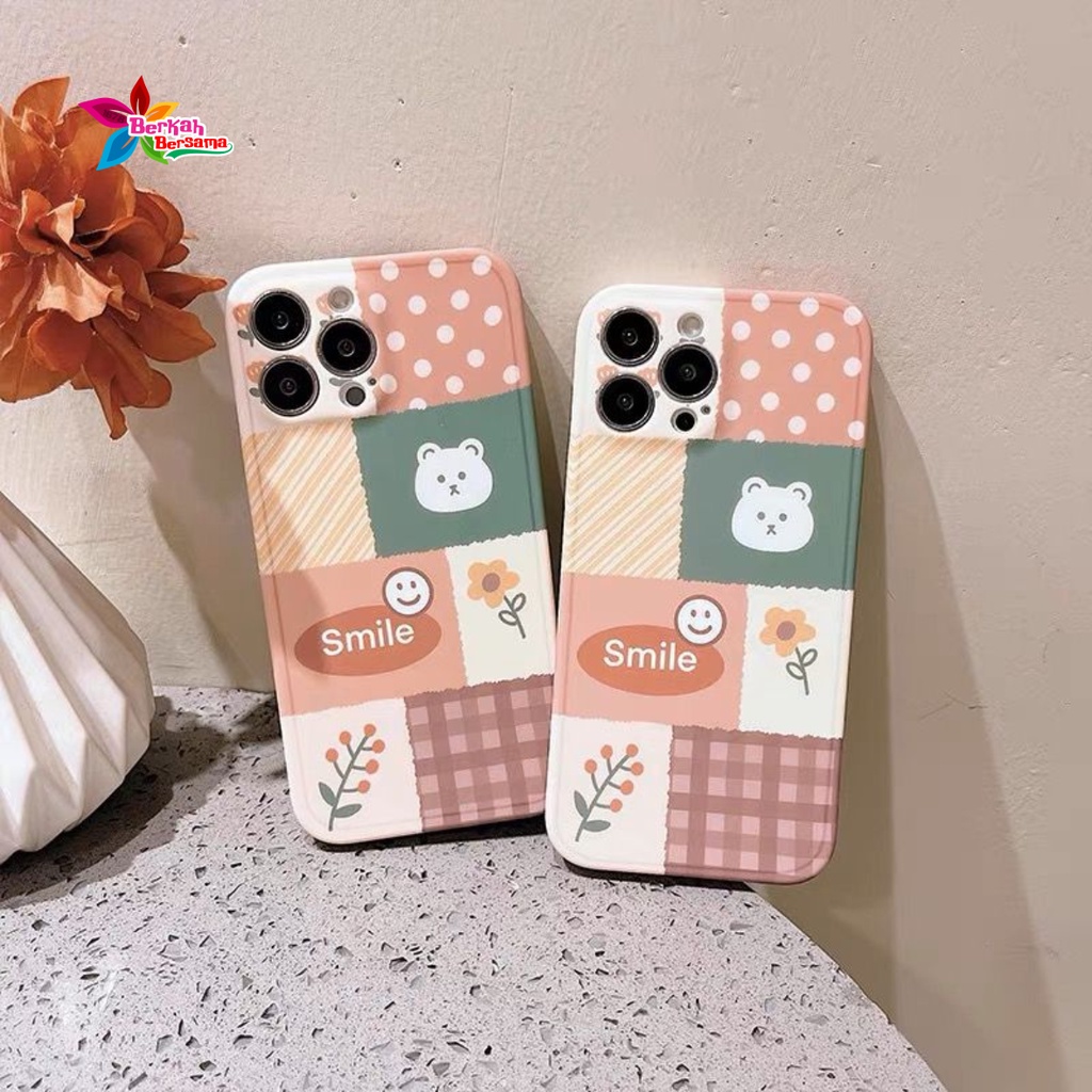 SS123 SOFTCASE SWEET BEAR FOR OPPO A17 A17K A3S A1K A5S A7 A12 F9 A11K A15 A15S A16 A16s A16K A16E  A52 A92 A53 A33 2020 A54 A55 A71 A74 A76 A36 A9 A5 2020 A31 A8 A57 LAMA A39 A57 2022 A77s BB7423