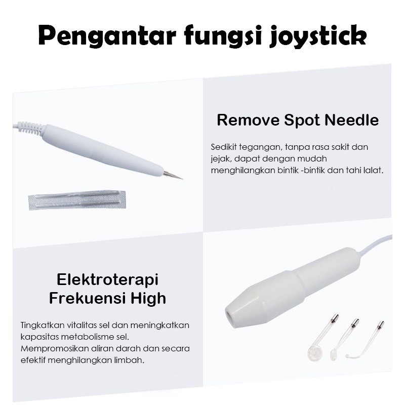 ⭐2023 Newest⭐ 8 in 1 Multiple Detox Alat Facial Basic Ultrasonic HF Vacum Spray Spot Removal Sikat Dermabrasi Pengelupasan Kulit Strika Setrika Wajah Mata Penghilang Tai Lalat Kutil Flek Tatto Alat Kecantikan Wajah