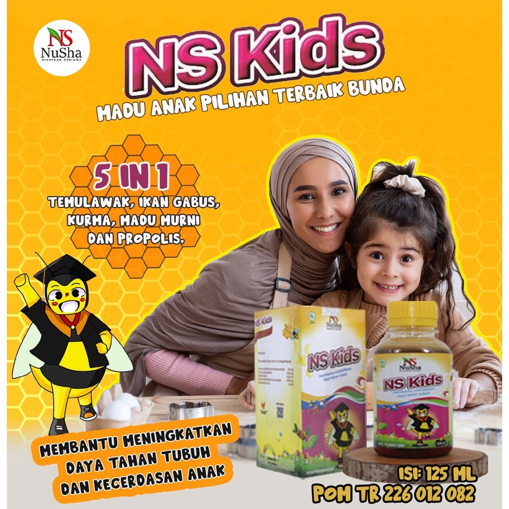 [PROMO] Beli 2 Madu Maag NS MAG GRATIS Madu NS KIDS Mengobati Sakit Maag Asam Lambung Gerd Mual Kembung 280