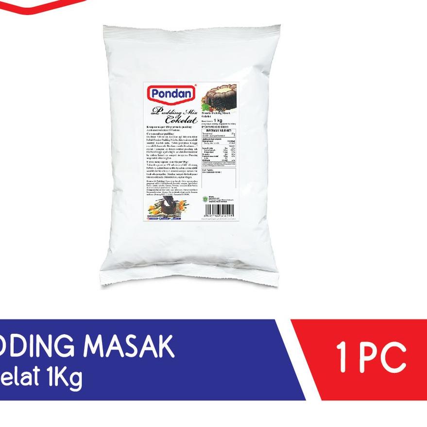 

☜ Pondan Pudding Masak 1Kg (Cokelat/Vanila/Mangga/Strawberry) ☑