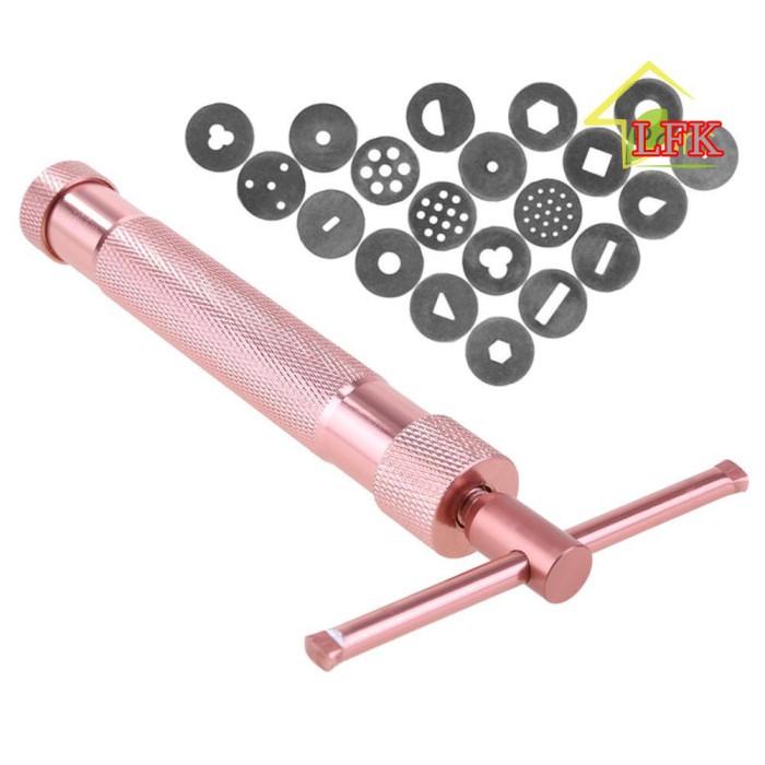 GUN EXTRUDER CRAFT FONDANT GUMPASTE CLAY RAMBUT BAKMI NOODLE RUMPUT