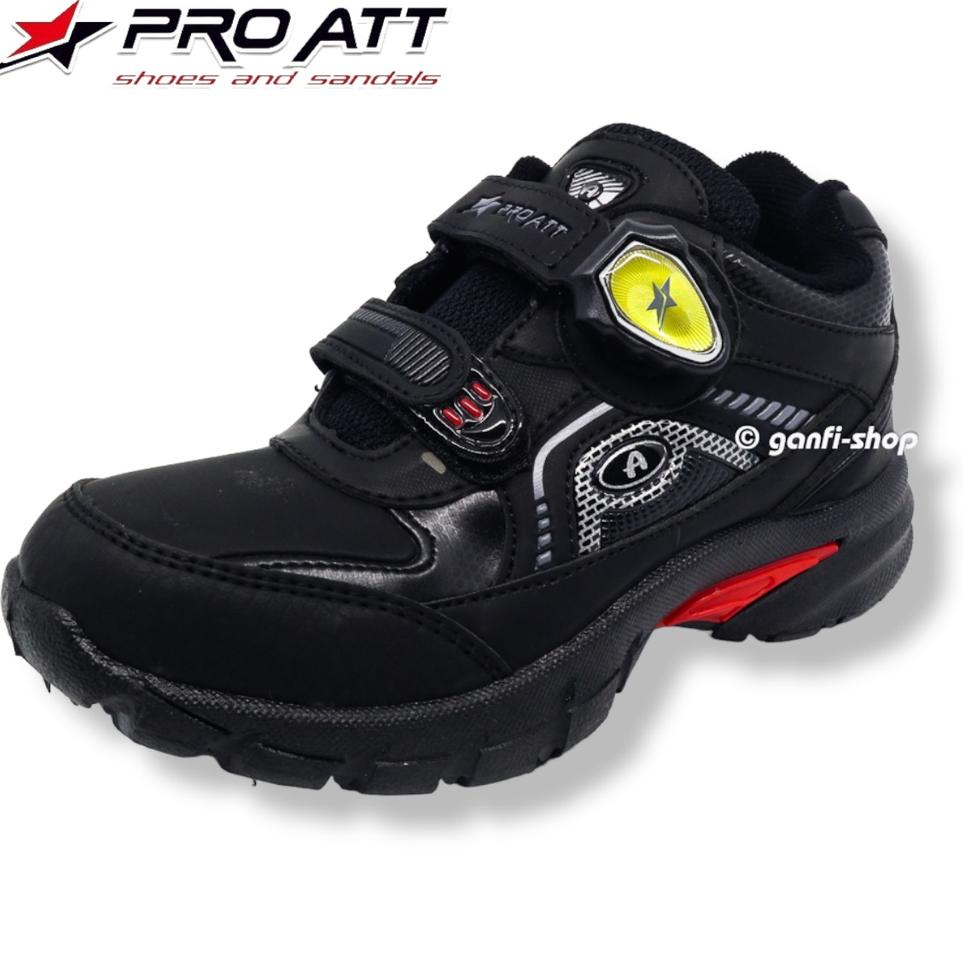 PRO ATT MGP 459 SEPATU ANAK SEPATU SEKOLAH HITAM SNEAKERS MAGNET • MOZ.22Fe23ᶠ