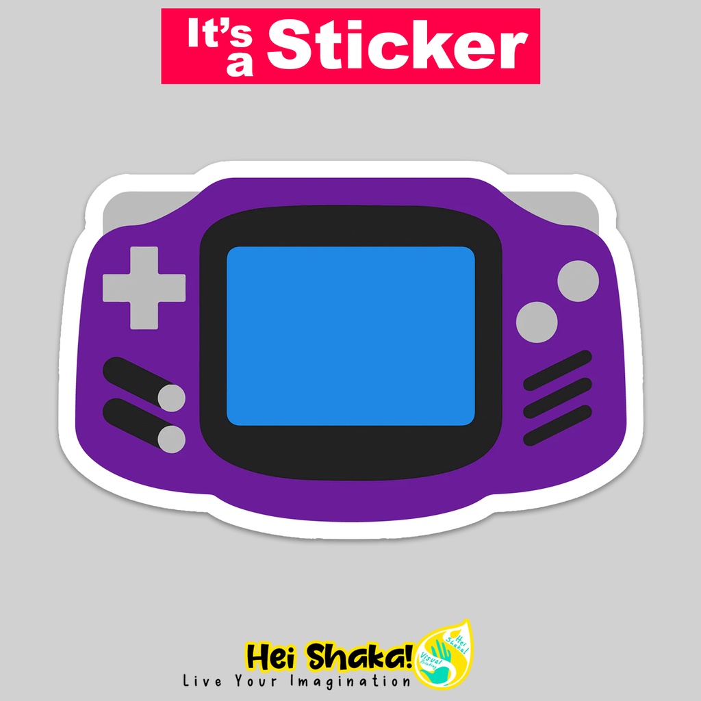 

Stiker GBA Gameboy Advance Cute Purple Sticker Gamer Tempelan Gaming Bahan Vinyl Anti Air