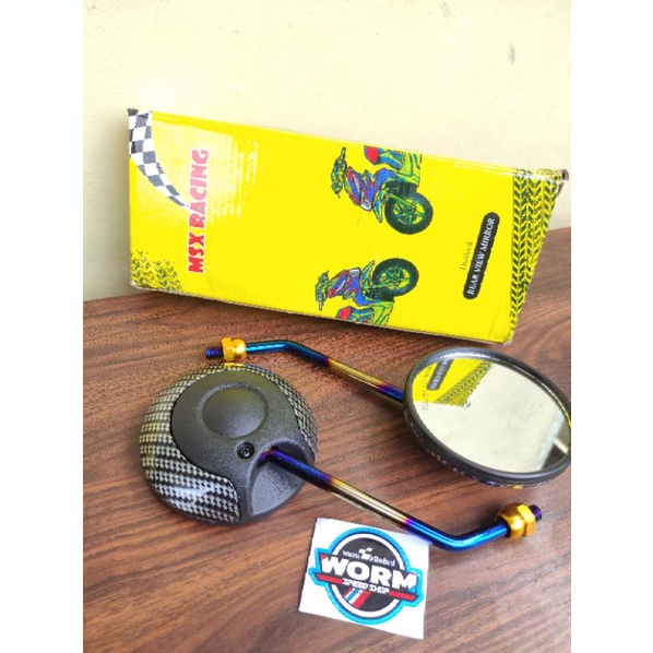 SPION BULAT HONDA TWO TONE KARBON SCOOPY, BEAT, SUPRA DLL