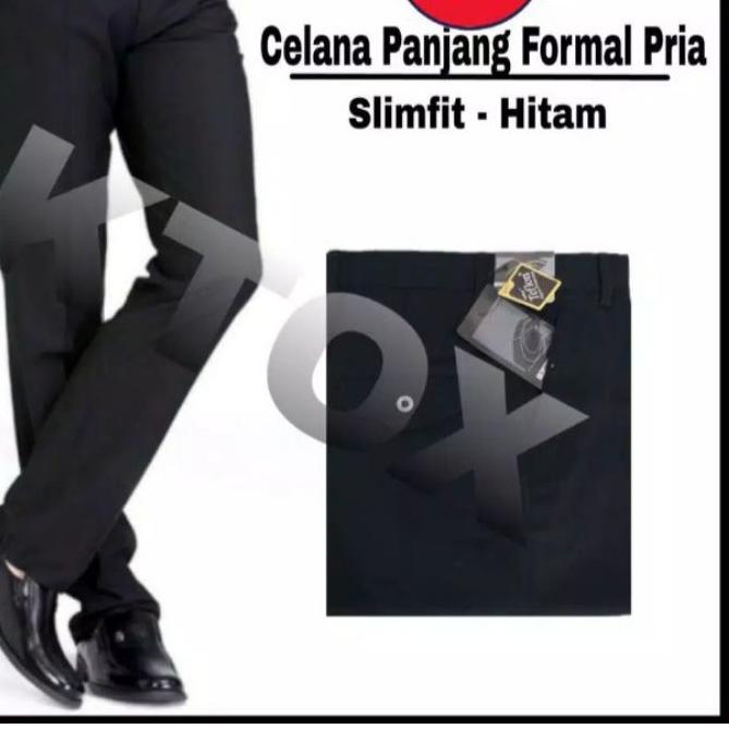 ❀ Celana teflon Cardinal Casual 27-44/Celana kain Cardinal Slimfi Pria/Celana Slimfit Pria halus 27-