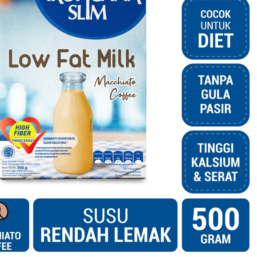 

➸ Tropicana Slim Susu Low Fat Macchiato Coffee 500gr - Susu Diet Bantu Turunkan Kolesterol ✺