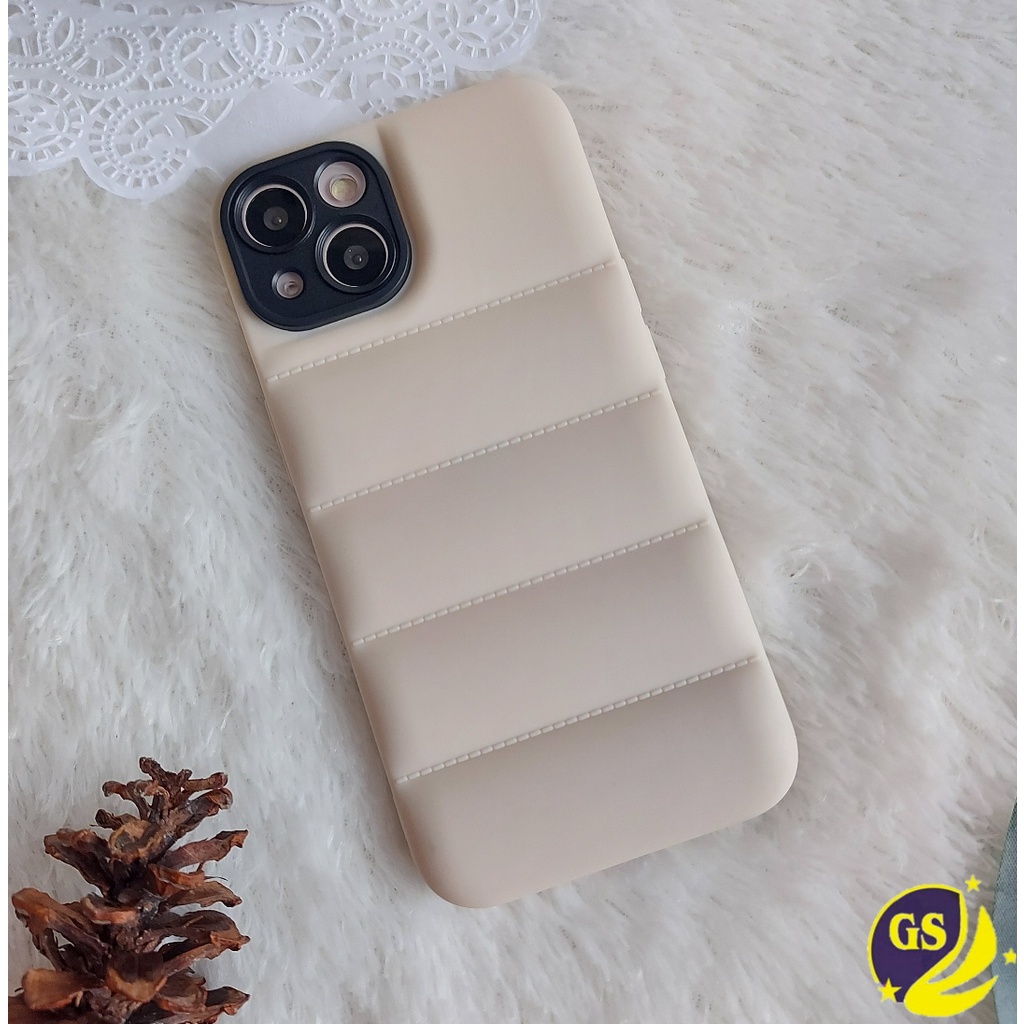 Case Puffy Bantal iPhone 14 Pro Max 14 Plus iPhone 13 13 Pro 13 Pro Max 13  Mini 12 12 Pro 12 Pro Max 12 Mini PUFF CASE JACKET Casing Bantal Empuk