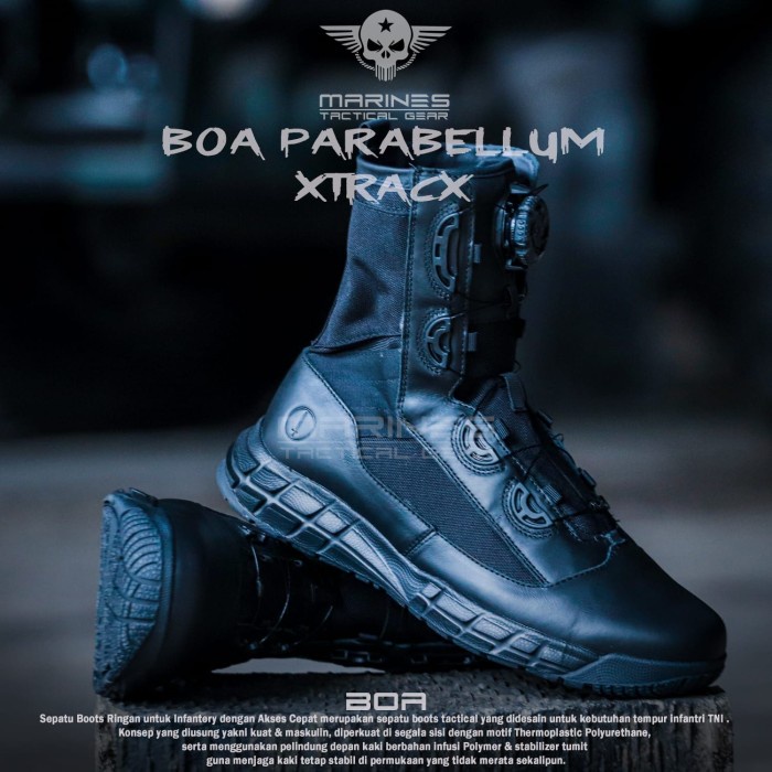 Sepatu PDL Tactical Boa Parabellum Xtracx Original Garanssi Resmi Boa