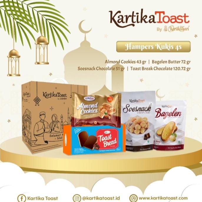 

Hampers Regular Kukis 4S Kartika Toast By Kartika Sari Bandung Hamper Parcel Lebaran Idul Fitri Eid Mubarak Ramadan Paket Package Festive Season Cny Imlek Chinese New Year Makanan Tradisional Mooncake Ornamen Hiasan Authentic Original Kuliner Jajanan Ce