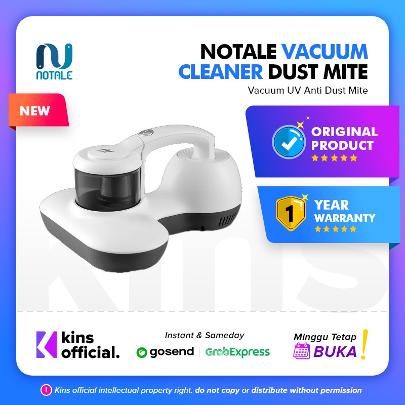 Notale Vacuum Cleaner UV Dust Mite Anti Tungau HEPA Filter