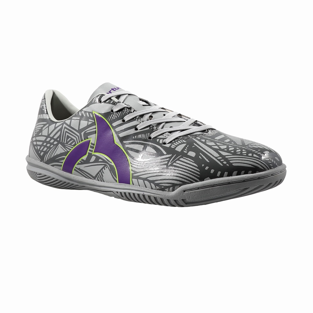 SEPATU FUTSAL ORTUSEIGHT AZTEC IN - GREY PURPLE  (100% ORIGINAL)