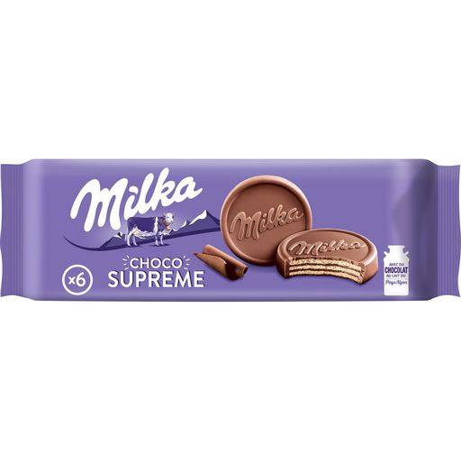 Coklat MILKA Choco Supreme Wafer 180gram isi 6pcs