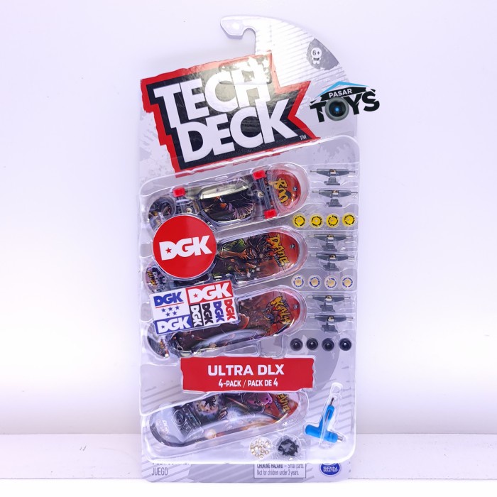 Tech Deck Ultra Dlx 4 Pack Fingerboards #Original