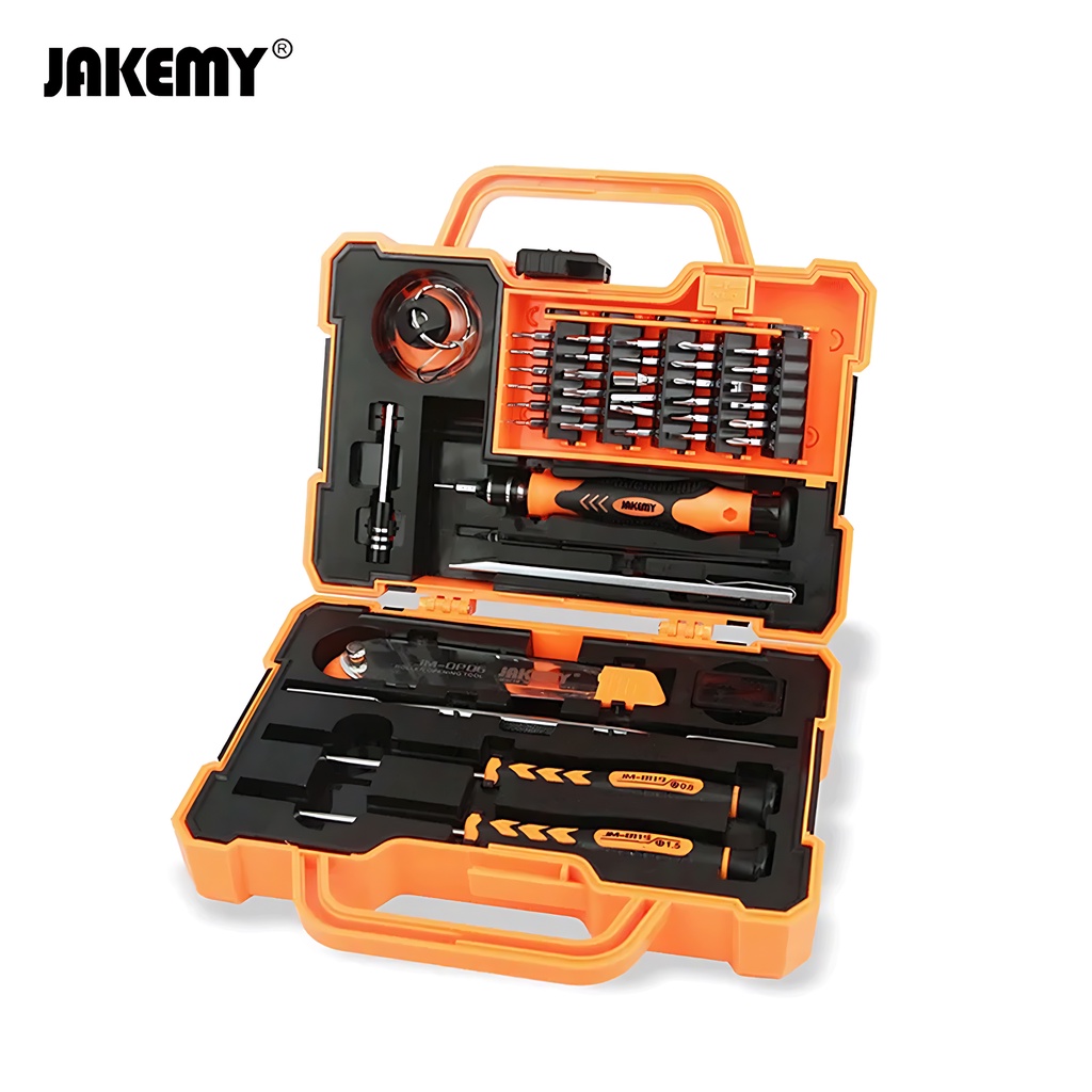 Jakemy Obeng Set 45 in 1 Precision Screwdriver Repair Tool Box Kit - JM-8139