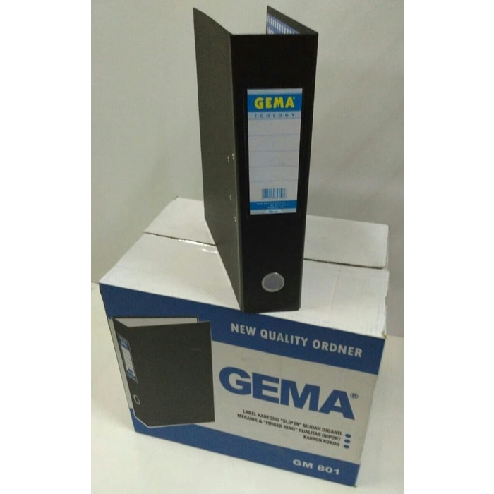 

Terlaris Ordner / Ring Binder File Bahan Karton Merk Gema Uk. Folio Isi 12