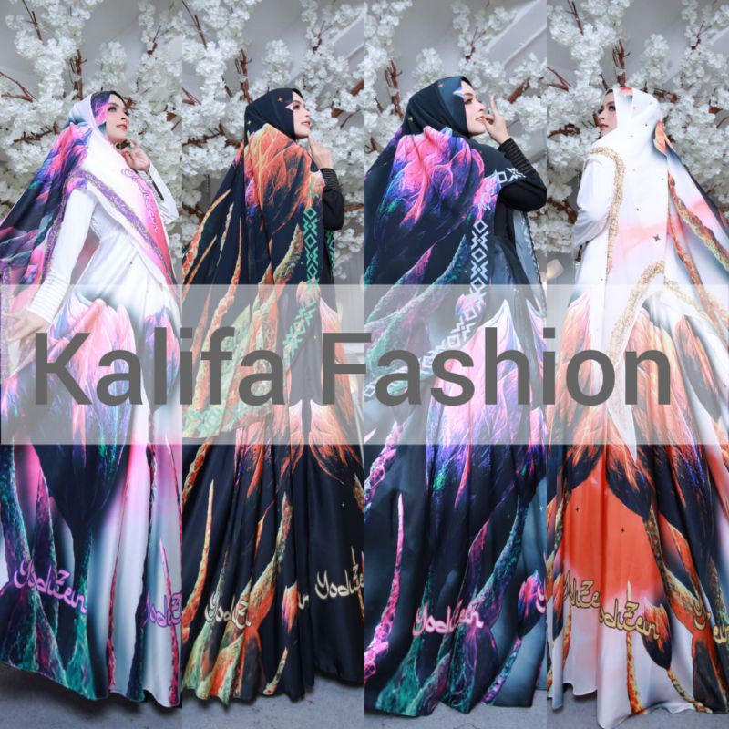 Dress Delova  by Yodizein Syar'i / Gamis Pesta Mewah / Gamis Set Syar’i / Dress Muslimah Terbaru / Baju Syari Terbaru / Fashion Muslimah Branded