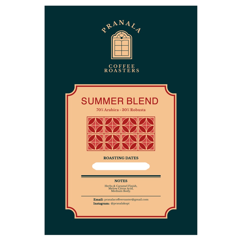 

Summer Blend Coffee (200, 500, 1KG)