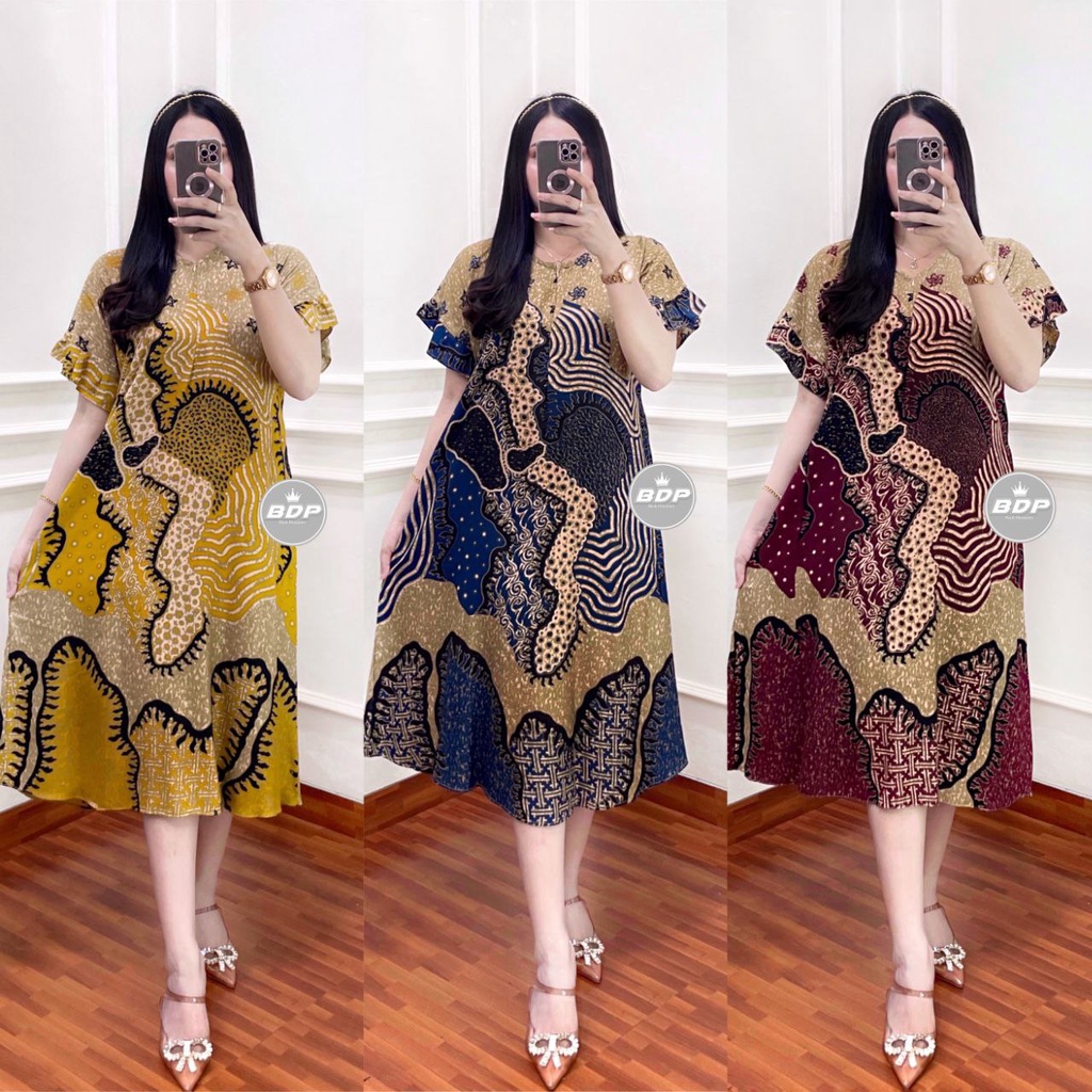 Dianputri - Daster Wanita Rayon Grade A Busui Resleting Depan Baju Tidur Daster Kekinian