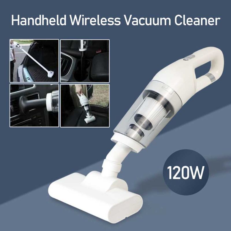 DDRADON Penyedot Debu Mobil Handheld Wireless Vacuum Cleaner 120W - LT-113CG