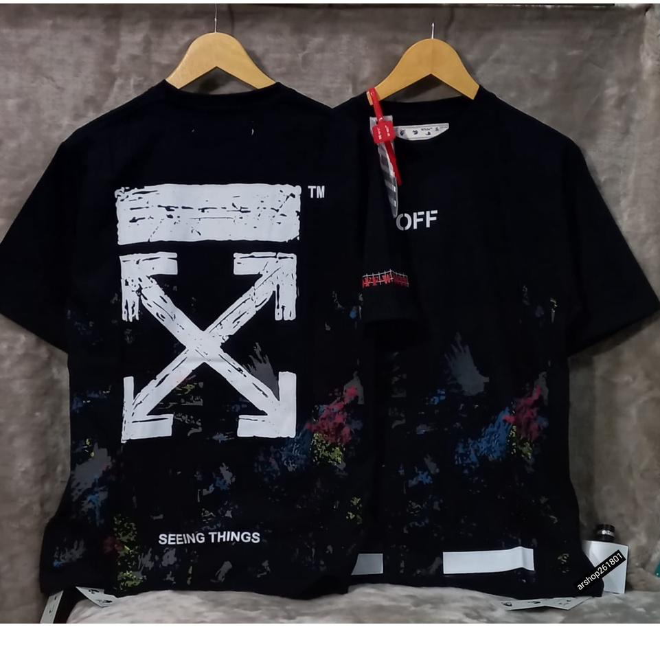 ❆ KAOS OW GALAXI 24S KAOS OW MIROR 1:1 ORIGINAL KAOS OW FULL TAG LABEL KARET TSHIRT BRANDED KAOS LOG