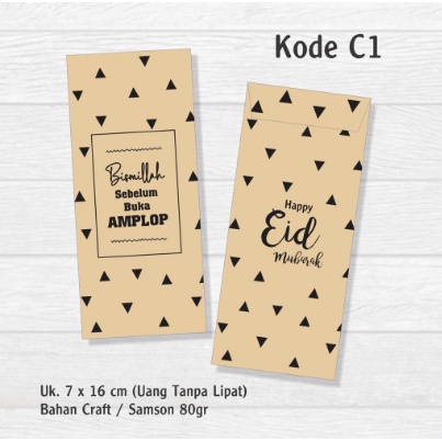 

Angpau Angpao Lebaran Craft Hari Raya 1 pack isi 50 pcs / Angpao Lebaran estetik