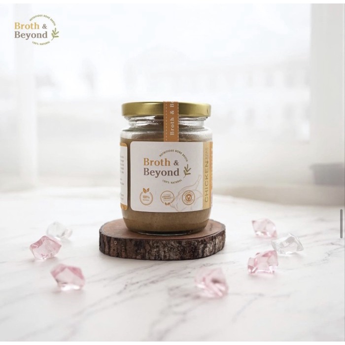 

ORGANIC CHICKEN BONE BROTH - 2 Atau 3 JARS / KALDU TULANG AYAM ORGANIK