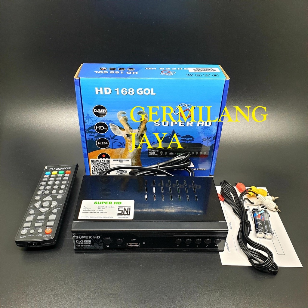 Super HD DVBT2 HD 168 GOL KIJANG