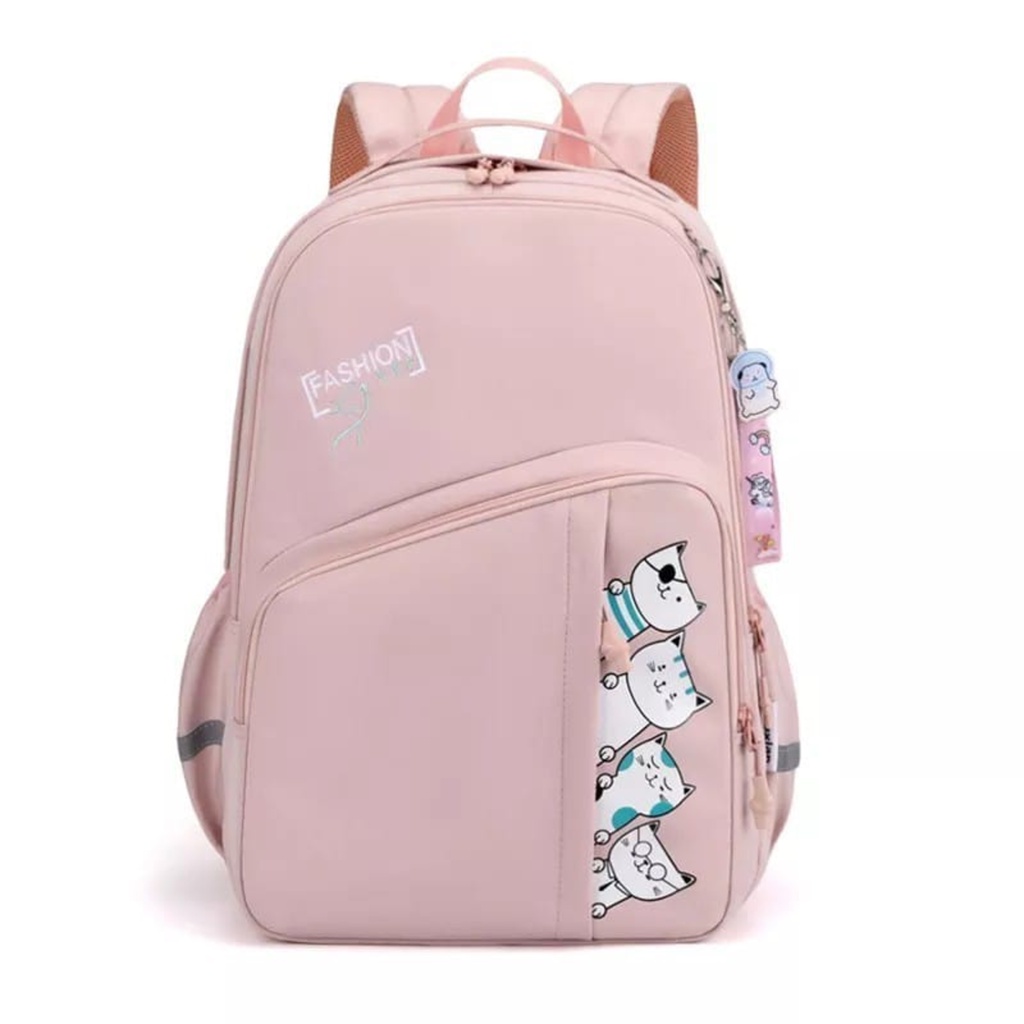 ARMELIA SHOP as Sekolah Anak Perempuan SD SMP Backpack Cewek Ransel Backpack Sekolah Kanvas Gendong Punggung