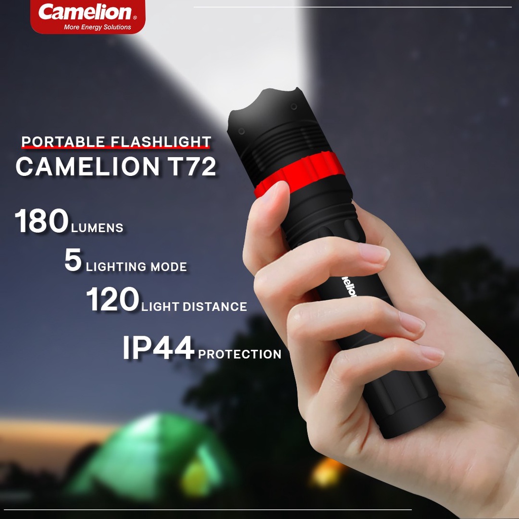 CAMELION SENTER LED WATERPROOF 180 LUMENS IP44