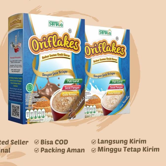 

➯ ORIFLAKES SLIM DIET SEREAL UMBI GARUT (ORDER 2 BOX FREE CASHBACK BERLAKU KELIPATAN) ✦