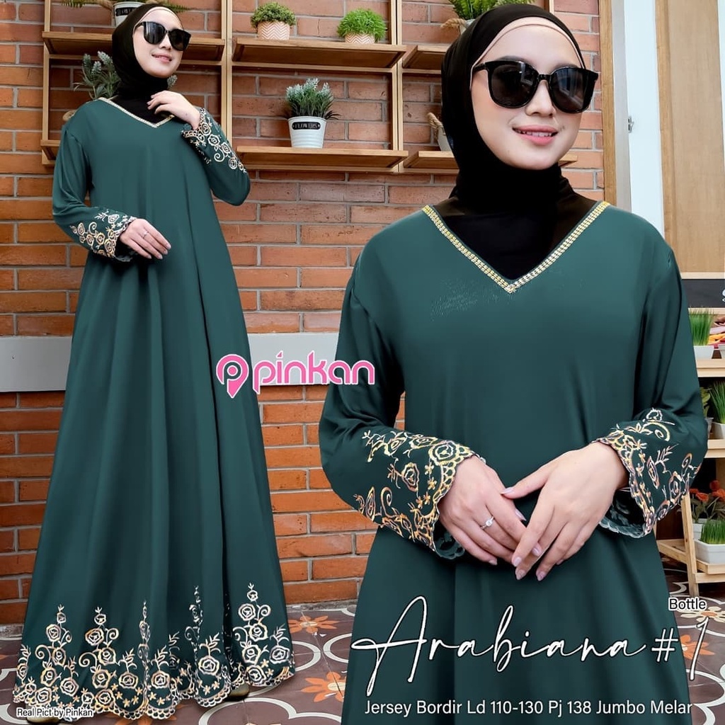 Dress Arabian #1 Turkey Maxy Turqi 2 Maxy Gamis Jumbo Jersey Motif Bordir xxxl Ld 130cm Arabian Abaya Gamis Lebaran Remaja Muslimah Terbaru Seragaman Pengajian Murah Gamis Kondangan Dress Wanita Muslimah Syar'i Gamis Polos Tebal Premium Warna Hitam