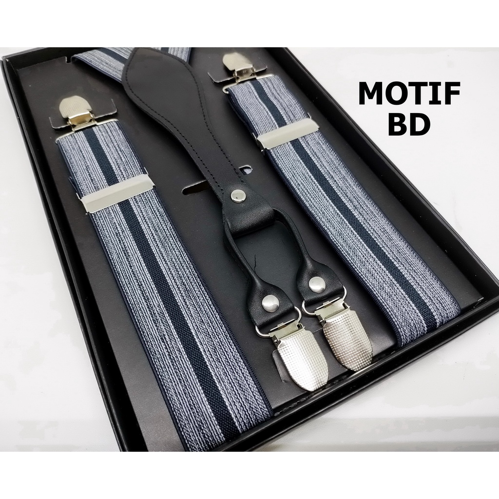 Suspender Bretel Tali Jojon Dewasa Motif Model X - Fit to XXL - Grade B