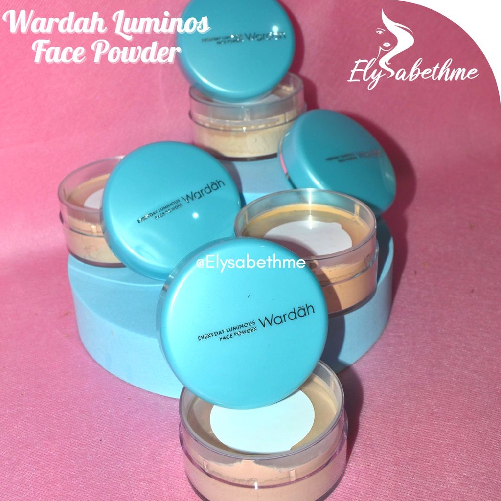 ✿ELYSABETHME✿ 🅆 🄰 🅁 🄳 🄰 🄷 Wardah Everyday Luminous Face powder bedak premium anti wajah berminyak kosmetik halal