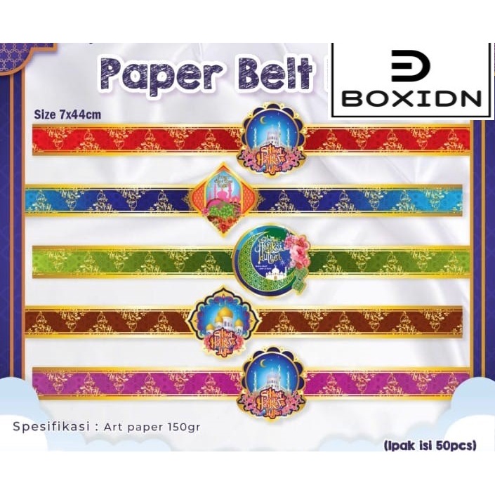 

1 Pak isi 50pcs Pita Toples Lebaran Pita Kue Kering Idul Fitri Pita Kertas Ramadhan Pita Kertas Idul Fitri Sleeve Toples Belt Toples Paperbelt Toples Belt Box Paperbelt Box Lebaran Horizontal Sleeve Box Lebaran