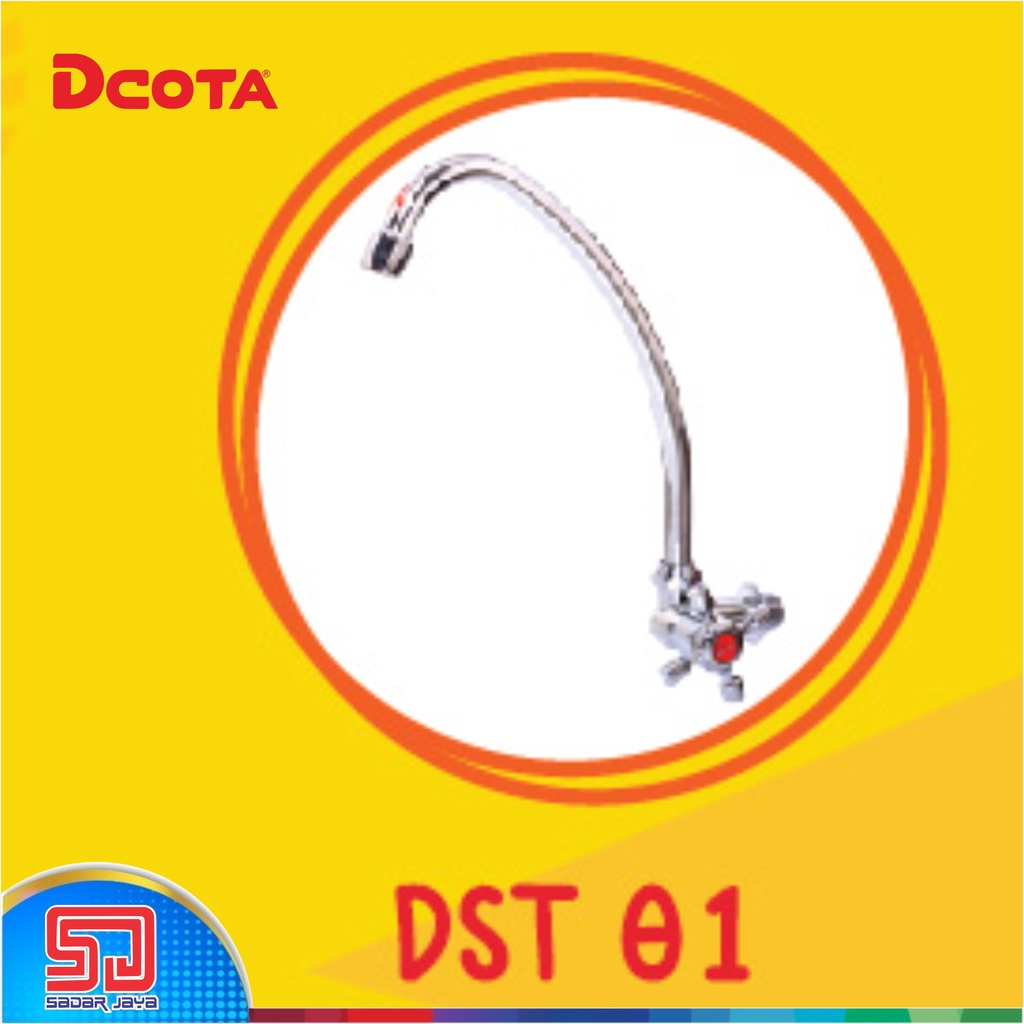 DCOTA DST 01 Kran Angsa Keran Cuci Piring Dapur Wastafel Wallsink Tembok