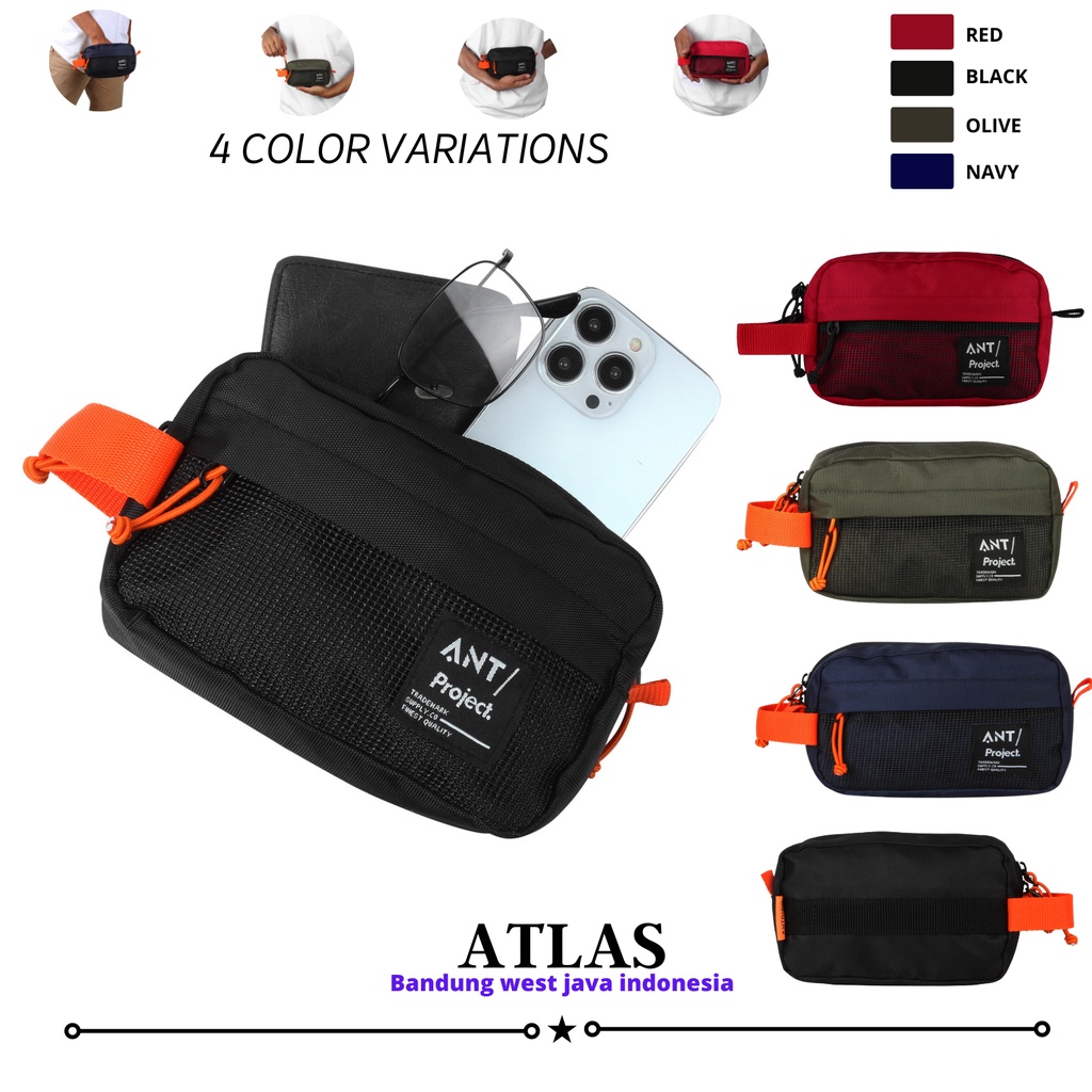 REV X ANT - Pouch Bag Mini ATLAS - Tas Tangan - Clucth Bag