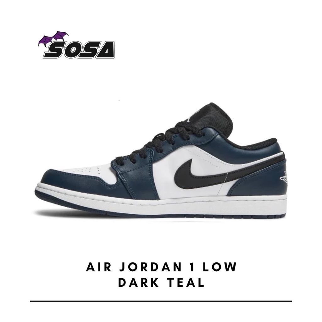 Sneakers Air Jordan 1 Low Dark Teal - Unisex / Sepatu Nike
