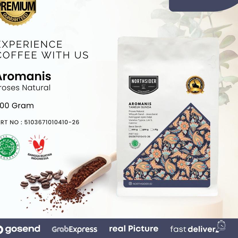

○ BIJI KOPI ARABIKA AROMANIS NATURAL - 200GR NORTHSIDER COFFEE ✧
