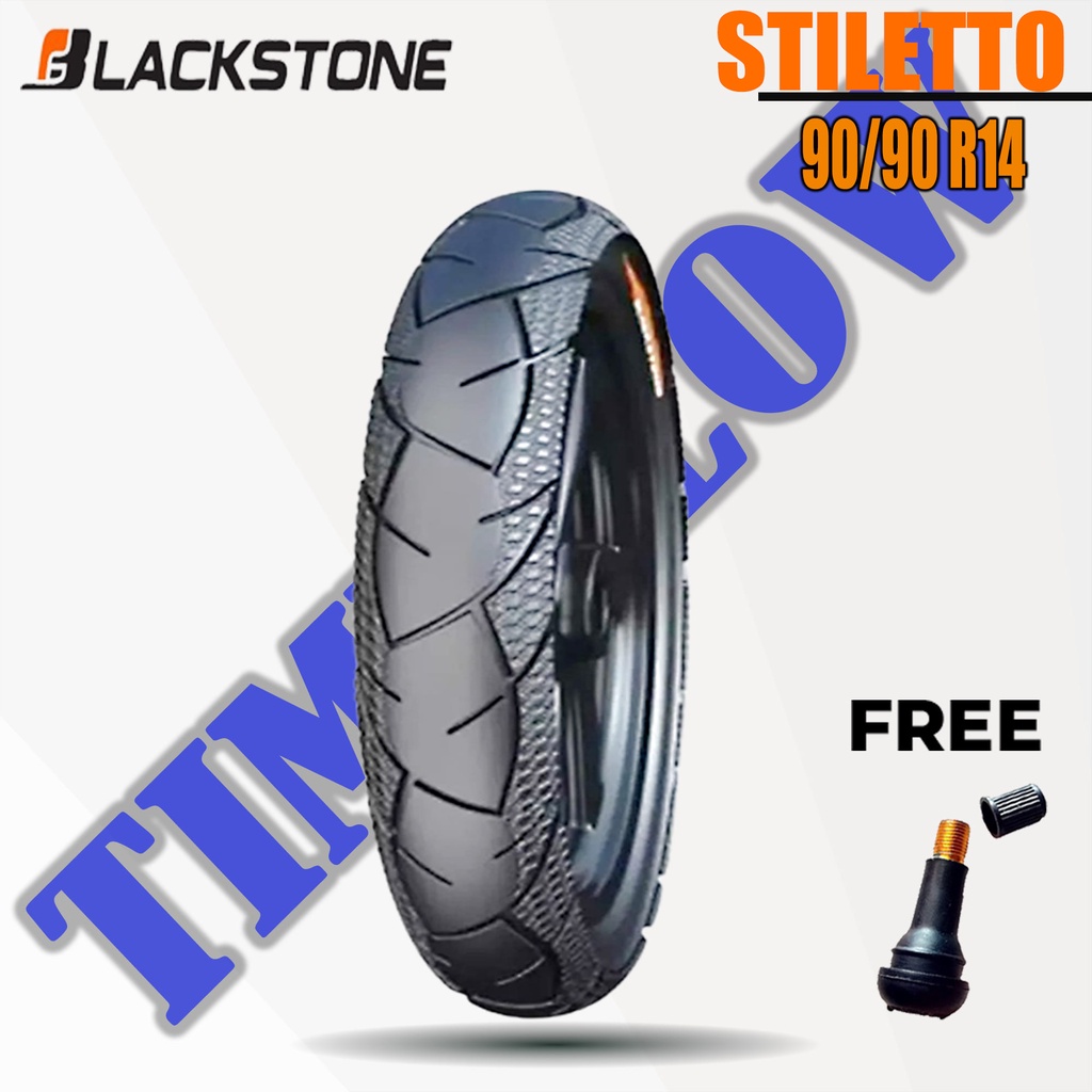 Ban Motor Matic // BLACKSTONE  STILETTO 90/90 Ring 14 Tubeless