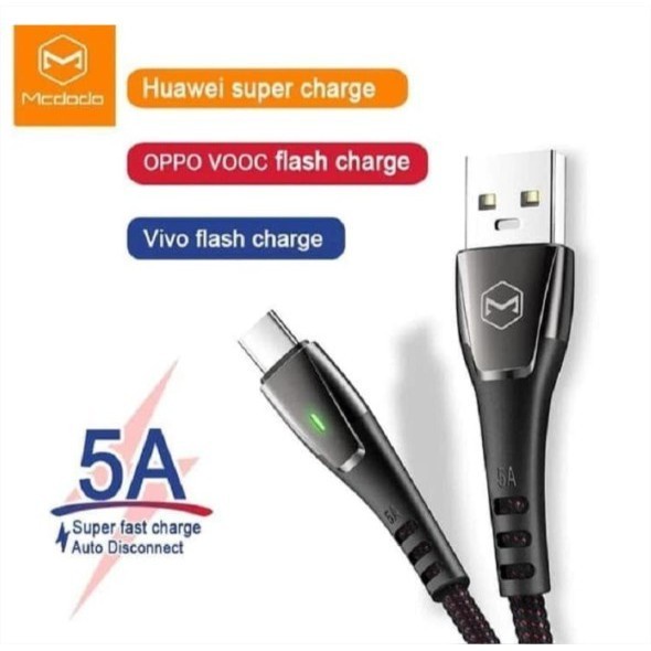 MCDODO CA-6790 Cable Type C Auto OFF Fast Charger 5A