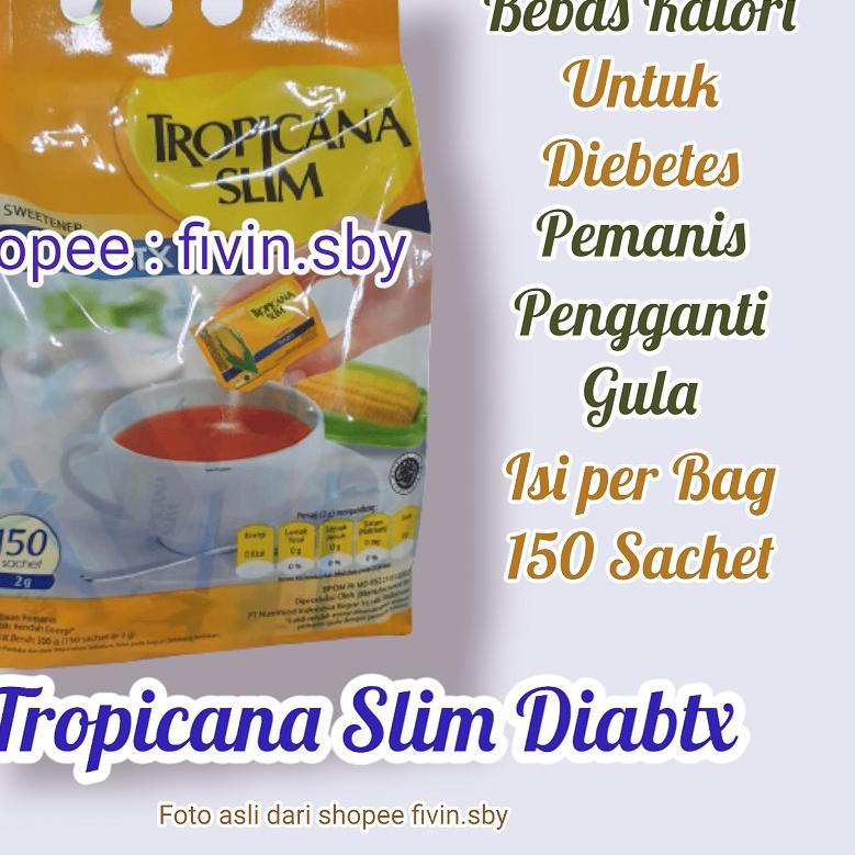 

❅ GULA TROPICANA SLIM DIABTX Diabet isi 150 SACHET ➫