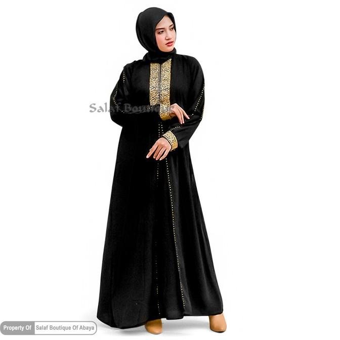 Abaya Polos Abaya Hitam Polos Gamis Polos Gamis Pesta Abaya Jetblack