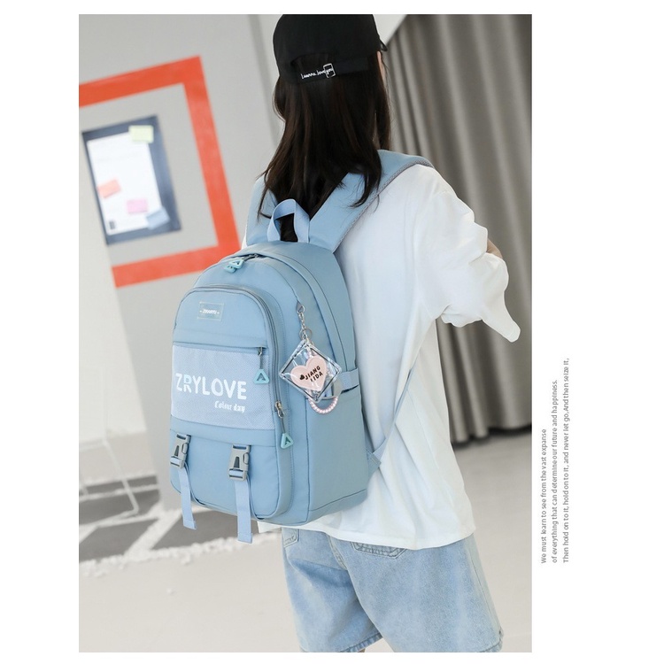 PTM-Tas ransel anak perempuan zrylove-backpack fashion tanpa gantungan-tas punggung remaja perempuan style korea