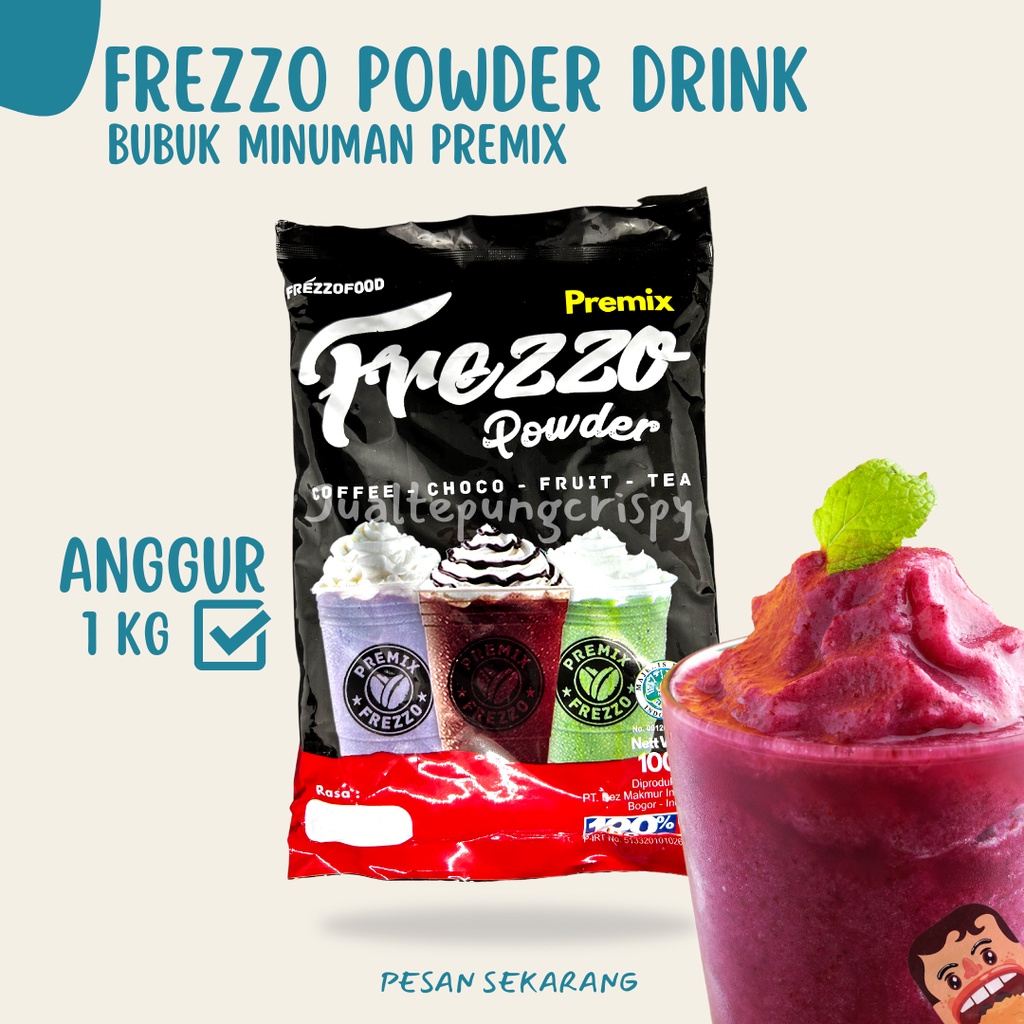 Frezzo Bubuk Minuman Rasa Anggur / Anggur Powder Drink 1 Kg