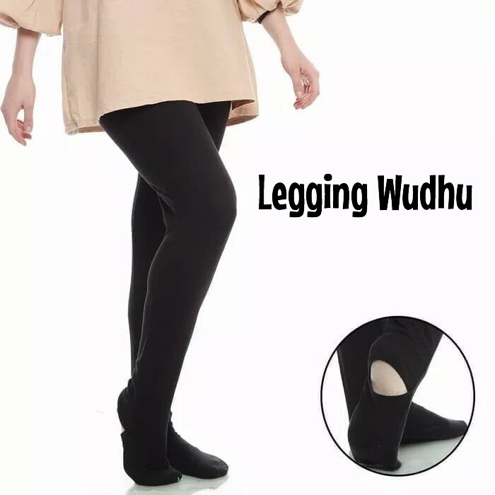 celana legging wudhu import tebal premium dan melar